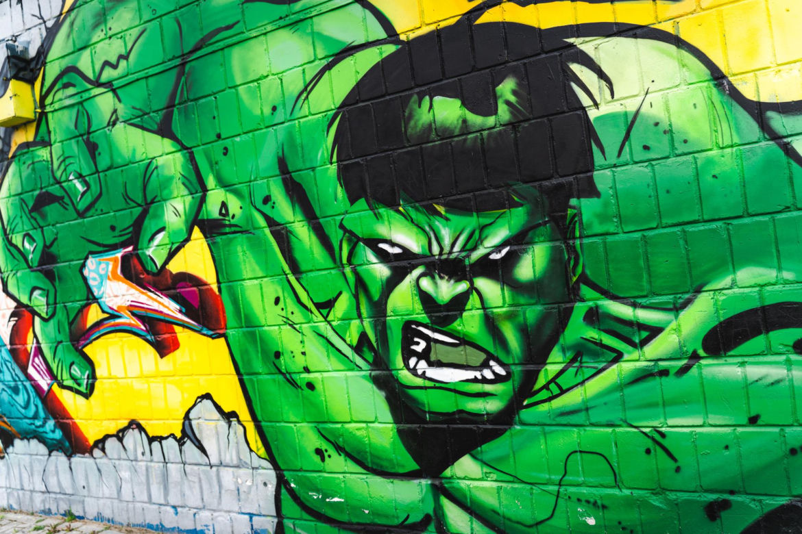 Przy ul. Mieszka I w Siedlcach można podziwiać całą galerię murali i graffiti