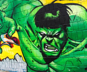 Przy ul. Mieszka I w Siedlcach można podziwiać całą galerię murali i graffiti