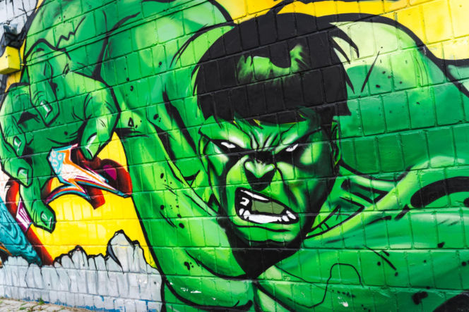 Przy ul. Mieszka I w Siedlcach można podziwiać całą galerię murali i graffiti