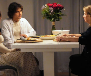 Barwy szczęścia, odc. 3354. Romeo (Jacek Tyszkiewicz), Ewa (Gabriela Ziembicka), Elżbieta (Marzena Trybała)