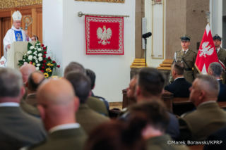 Karol i Marta Nawroccy na obchodach Święta Wojska Polskiego