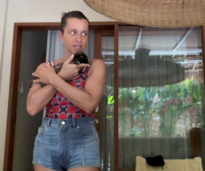 Malwina Wędzikowska uratowała psa