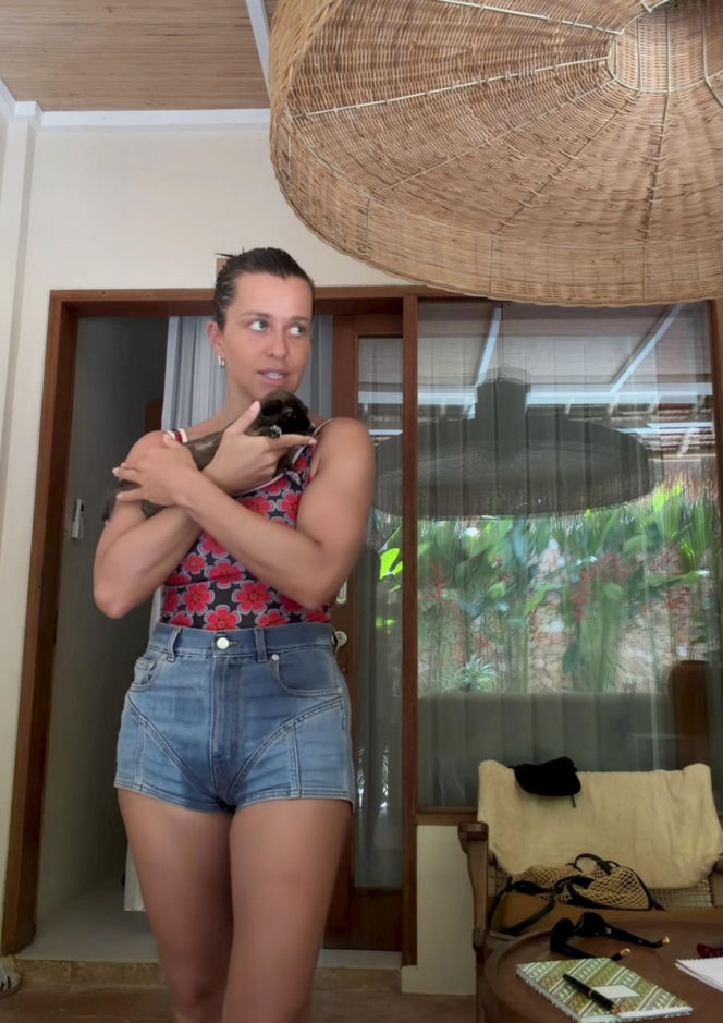 Malwina Wędzikowska uratowała psa