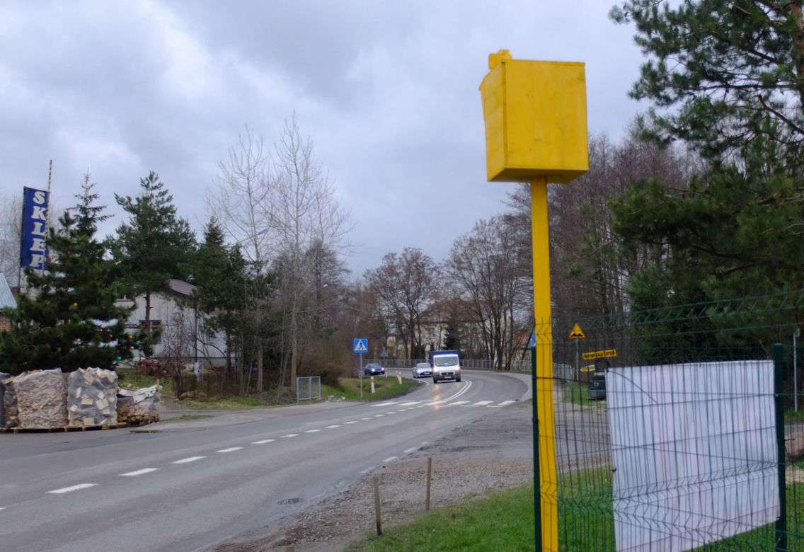 Zrobił z drewna fotoradar