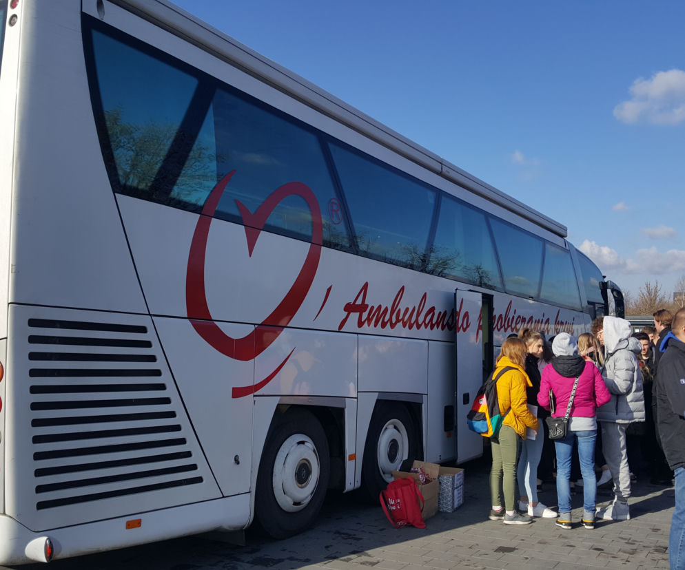 Walentynkowa zbiórka krwi w Dąbrowie Górniczej 