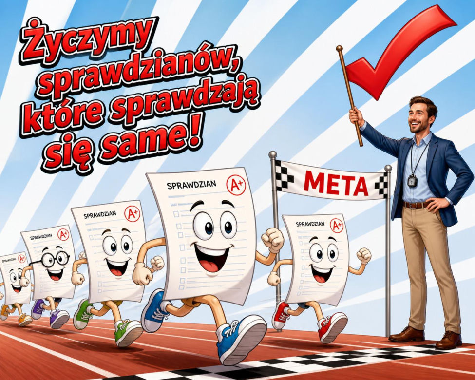 Zabawna kartka z okazji Dnia Nauczyciela