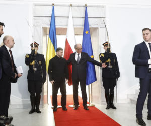 Wołodymyr Zełenski w polskim Sejmie