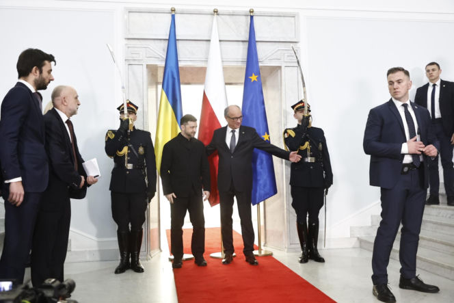Wołodymyr Zełenski w polskim Sejmie