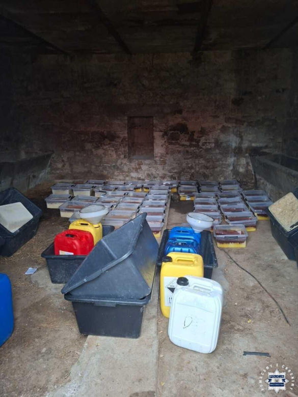 Narkotykowe laboratorium w Świętokrzyskiem