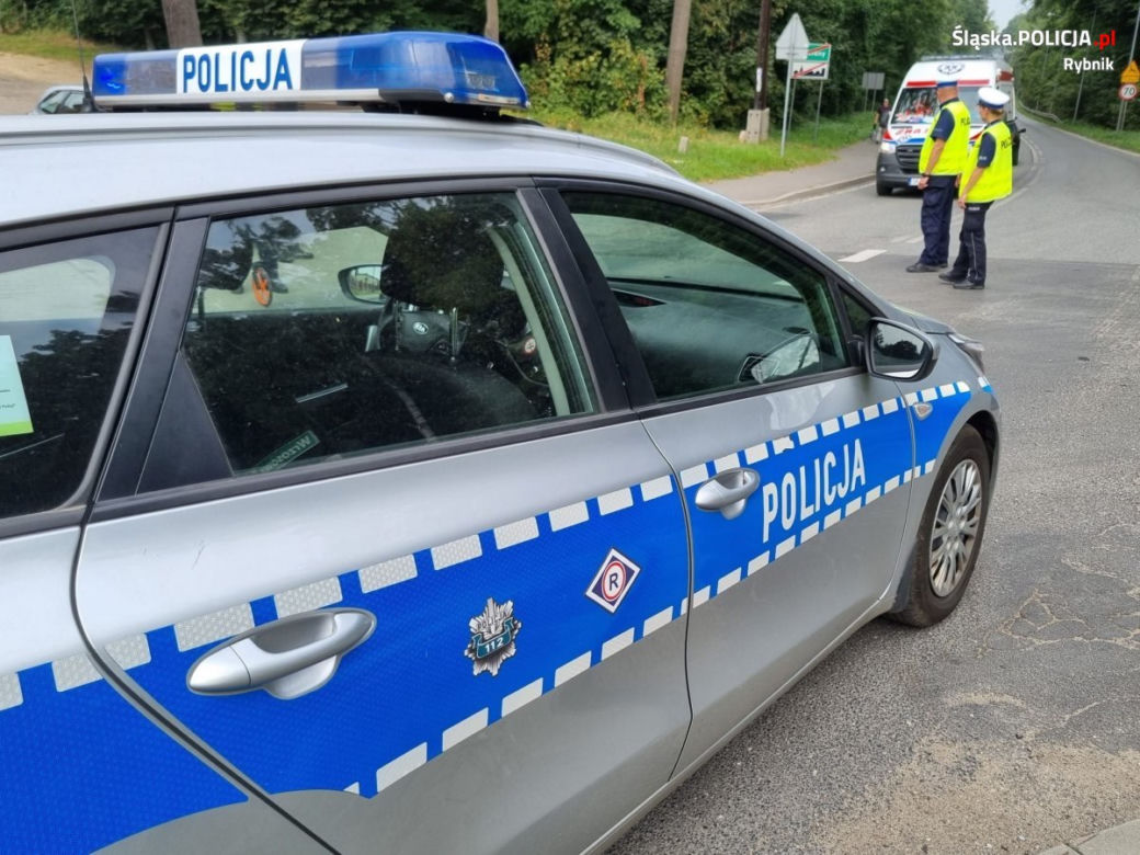 Wypadek w Świerklanach