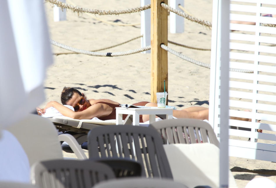 Katarzyna Herman na plaży