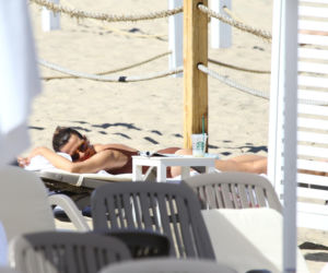 Katarzyna Herman na plaży