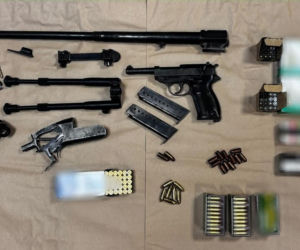 Góral zgromadził nielegalny arsenał. Policja zabezpieczyła Walthera P-38