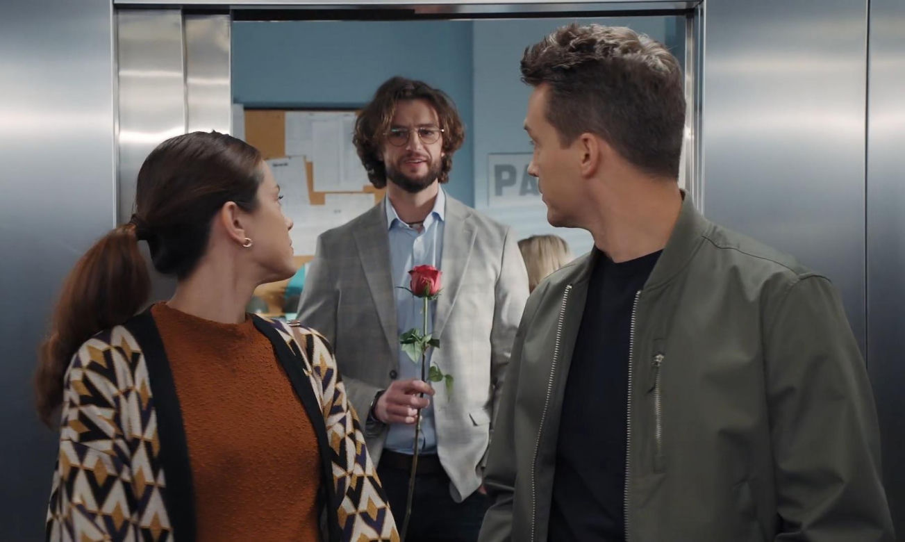 M jak miłość. Kasia (Paulina Lasota), Mariusz (Mateusz Mosiewicz), Jakub (Krzysztof Kwiatkowski)
