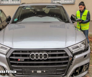 Kradzione Audi SQ5 odzyskane