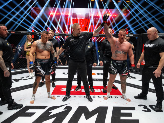 Denis Załęcki - Bartek Szachta na Fame MMA 30