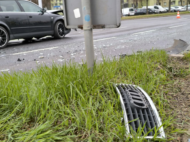 Wypadek na Konstytucji 3 Maja w Lesznie