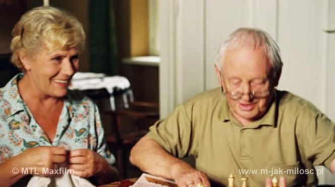 M jak miłość. Barbara (Teresa Lipowska) , Lucjan (Witold Pyrkosz) Mostowiakowie