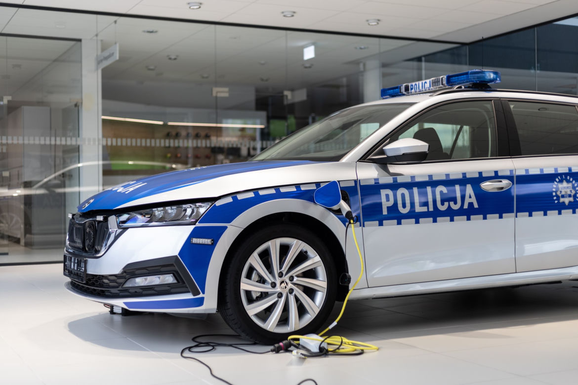 Policyjna Skoda Octavia iV