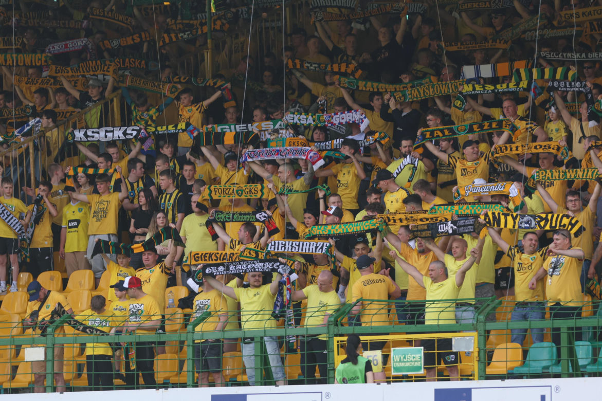GKS Katowice - Lecha Gdańsk ZDJĘCIA kibiców 