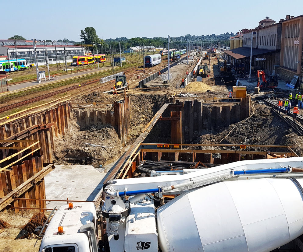 Trwają prace na stacji PKP Rzeszów Główny
