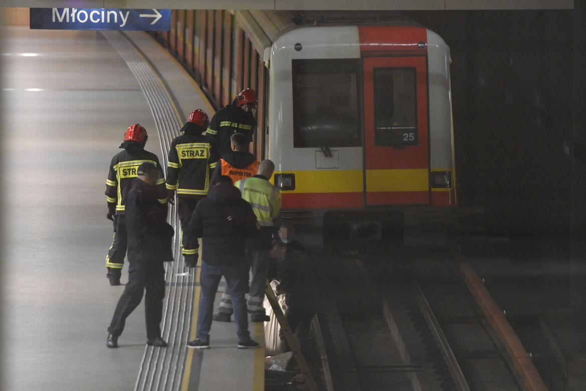 Pociąg rozjechał mężczyznę w metrze