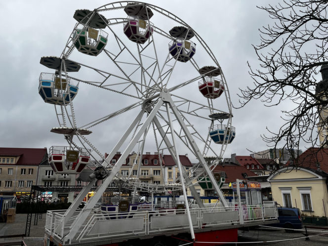 Diabelski młyn na Rynku Kościuszki w Białymstoku