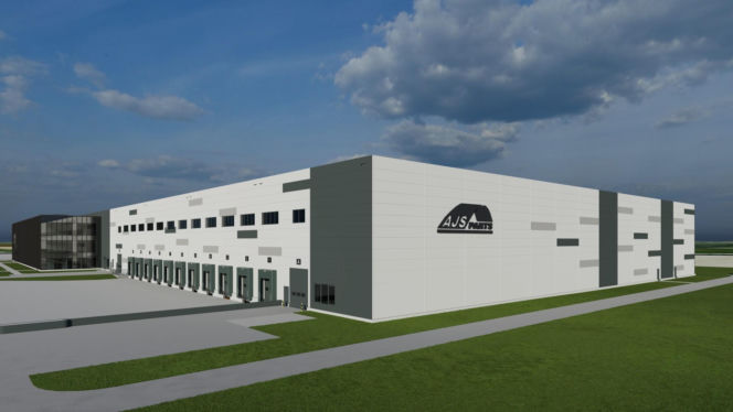 Nowoczesny magazyn dla AJS PARTS w pobliżu Warszawy