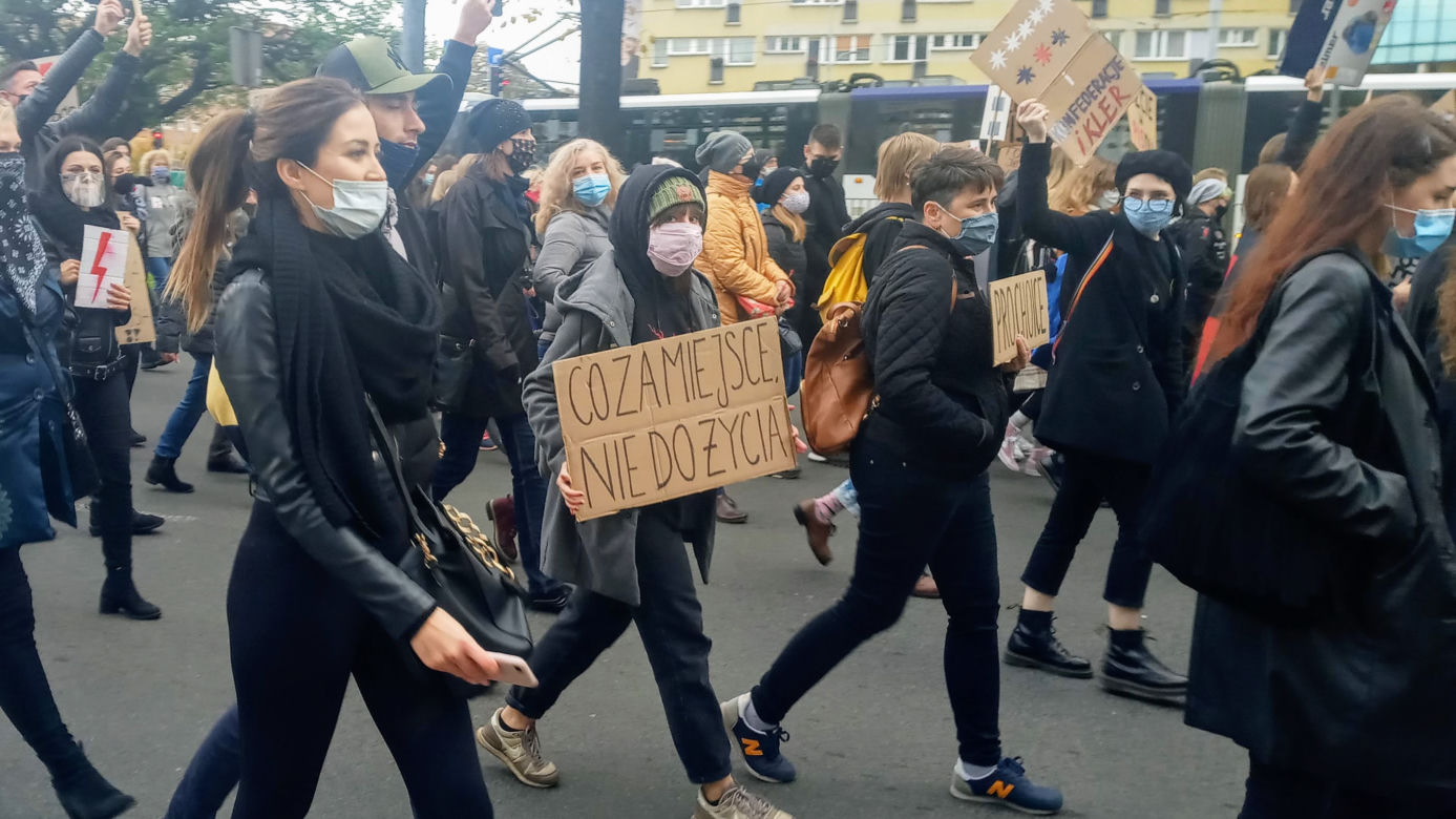 Protest kobiet w Szczecinie - 28.10.2020