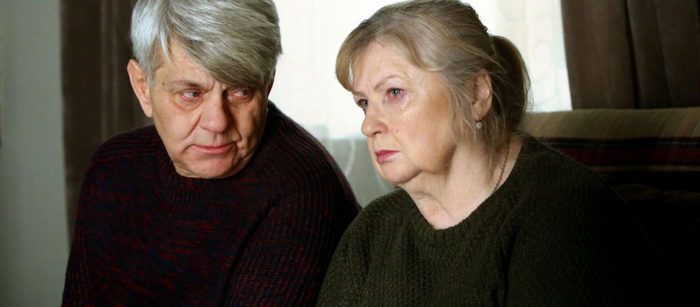 Barwy szczęścia. Amelia (Stanisława Celińska), Tomasz Wiśniewski (Kazimierz Mazur)
