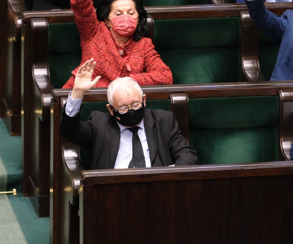 Jarosław Kaczyński w Sejmie