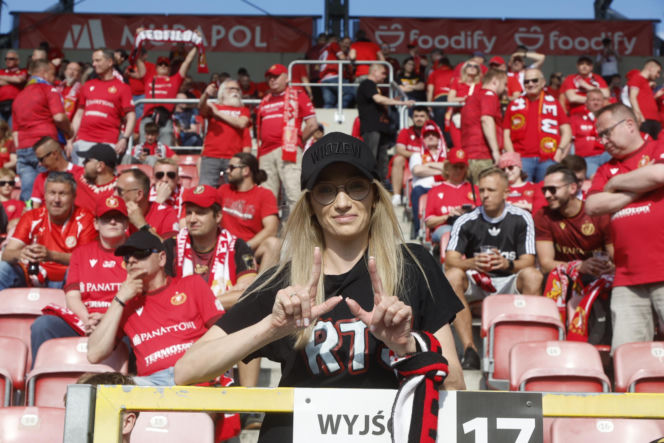 Widzew Łódź - Piast Gliwice: Zdjęcia kibiców i zawodników z meczu 34. kolejki PKO BP Ekstraklasy