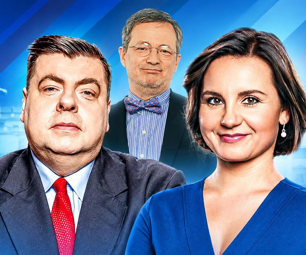 Wiceminister Urszula Zielińska oraz dwaj mężczyźni na tle Sejmu. O planach rządu na import paliw przeczytasz na SE Polityka.