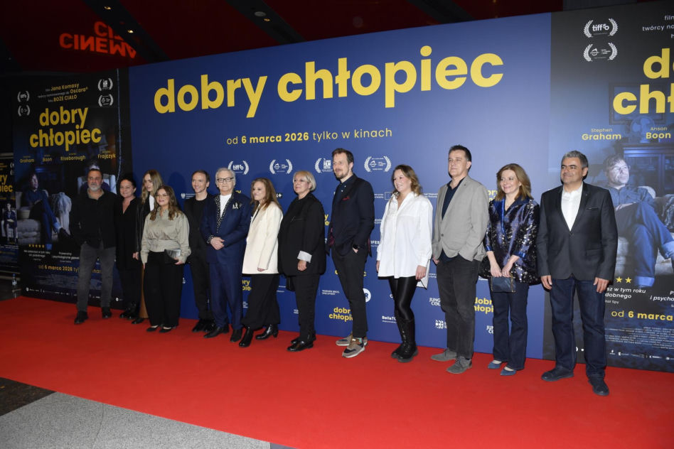 Bezrobotny Piróg, kolorowa Sadowska i amerykański Zawierucha na premierze filmu