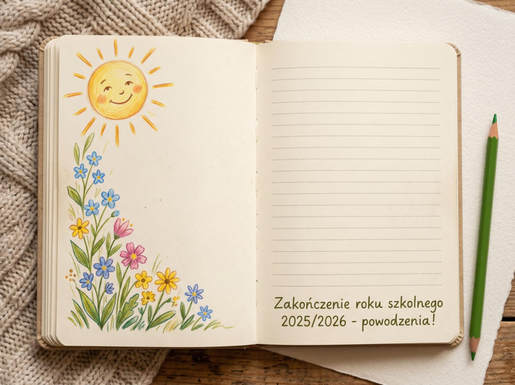 Kartka dla ucznia na zakończenie roku szkolnego
