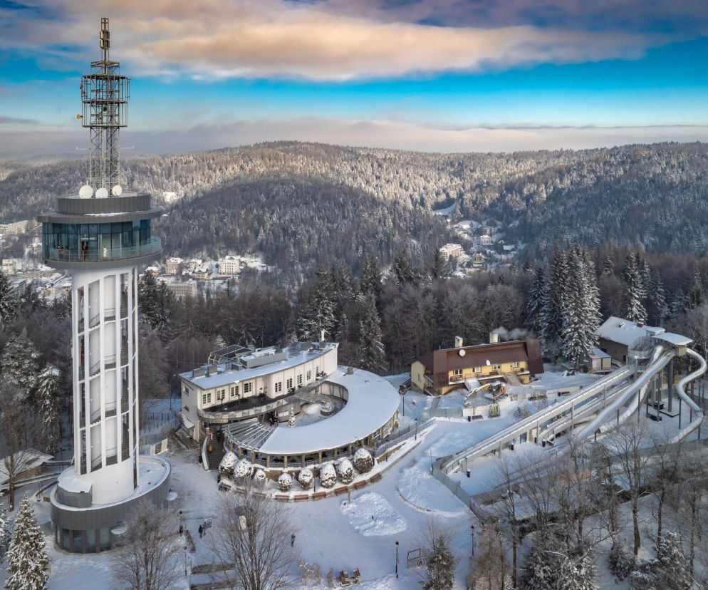 Wieża widokowa na Górze Parkowej w Krynicy-Zdroju