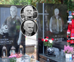 Grób Jacka Magiery tuż przed Wszystkich Świętych. Ten symbole ściskają za serca