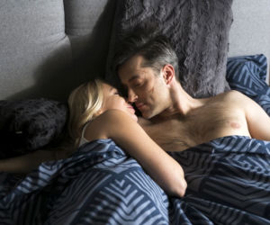 W rytmie serca 4 sezon odc. 52. Maria (Barbara Kurdej-Szatan), Piotr (Filip Bobek)