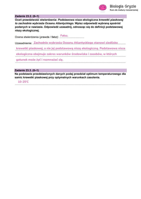 Matura 2026 biologia ROZSZERZONA: WSZYSTKIE odpowiedzi do arkusza CKE 8.05.2026