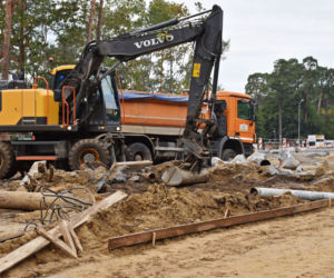 Budowa węzła Głębokie - wrzesień 2020