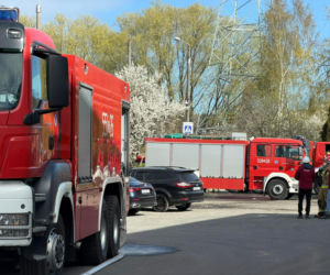 Pożar hali w Gdyni