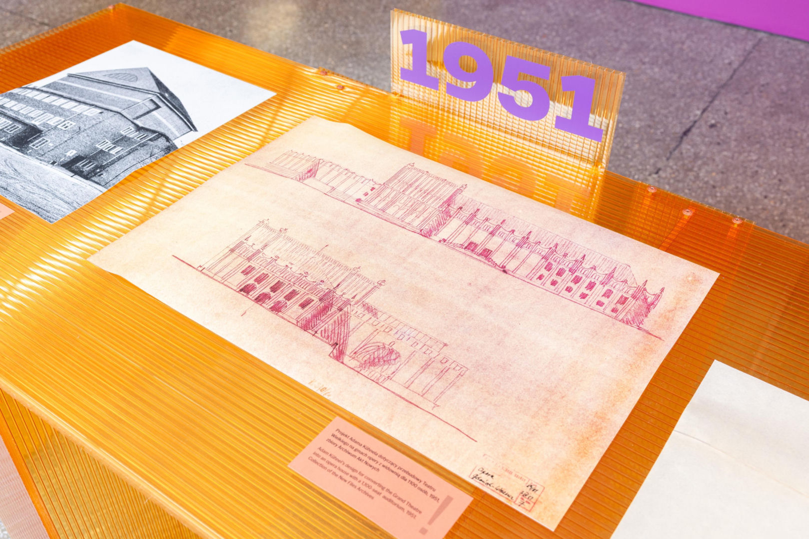 Wystawa "Opera! 100 lat projektowania Opery w Gdańsku"