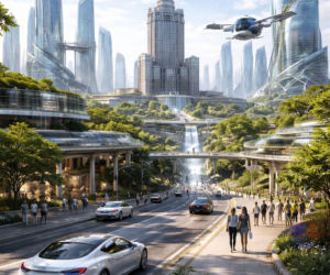 Tak będzie wyglądać Polska za 100 lat według AI. Warszawa zmieni się nie do poznania