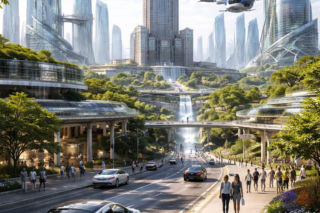 Tak będzie wyglądać Polska za 100 lat według AI. Warszawa zmieni się nie do poznania