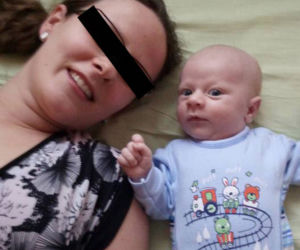 Rzuciła Szymonkiem o podłogę bo płakał