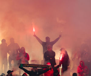 Widzew Łódź - Wisła Kraków; Zdjęcia kibiców i zawodników z meczu 11. kolejki PKO BP Ekstraklasy 2026/27