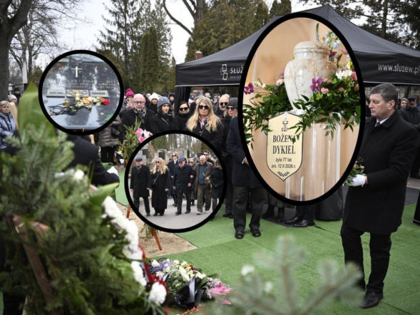 Niezwykłe, co na cmentarzu w drodze na pogrzeb Bożeny Dykiel zobaczyli żałobnicy! Poruszający widok