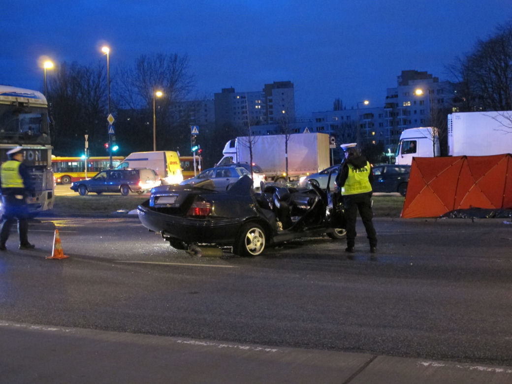 Śmiertelny wypadek w Dolinie Służewieckiej
