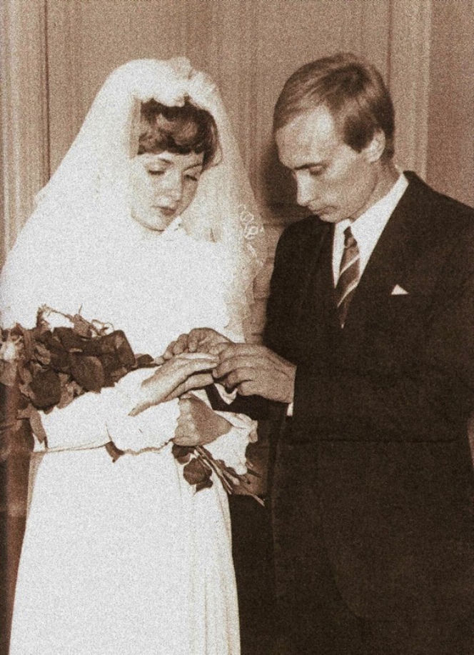 Ślub Władimira Putina z Ludmiłą odbył się w 1983 roku 