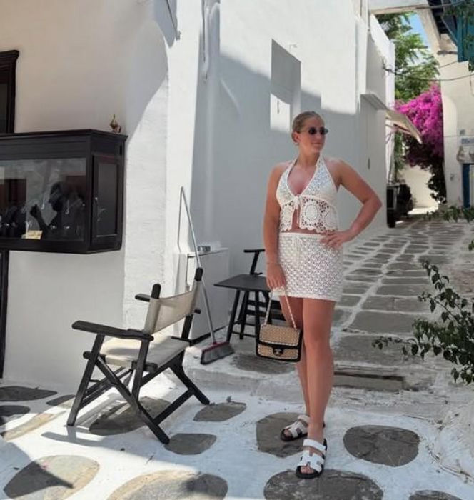 Jelena Ostapenko na wakacjach